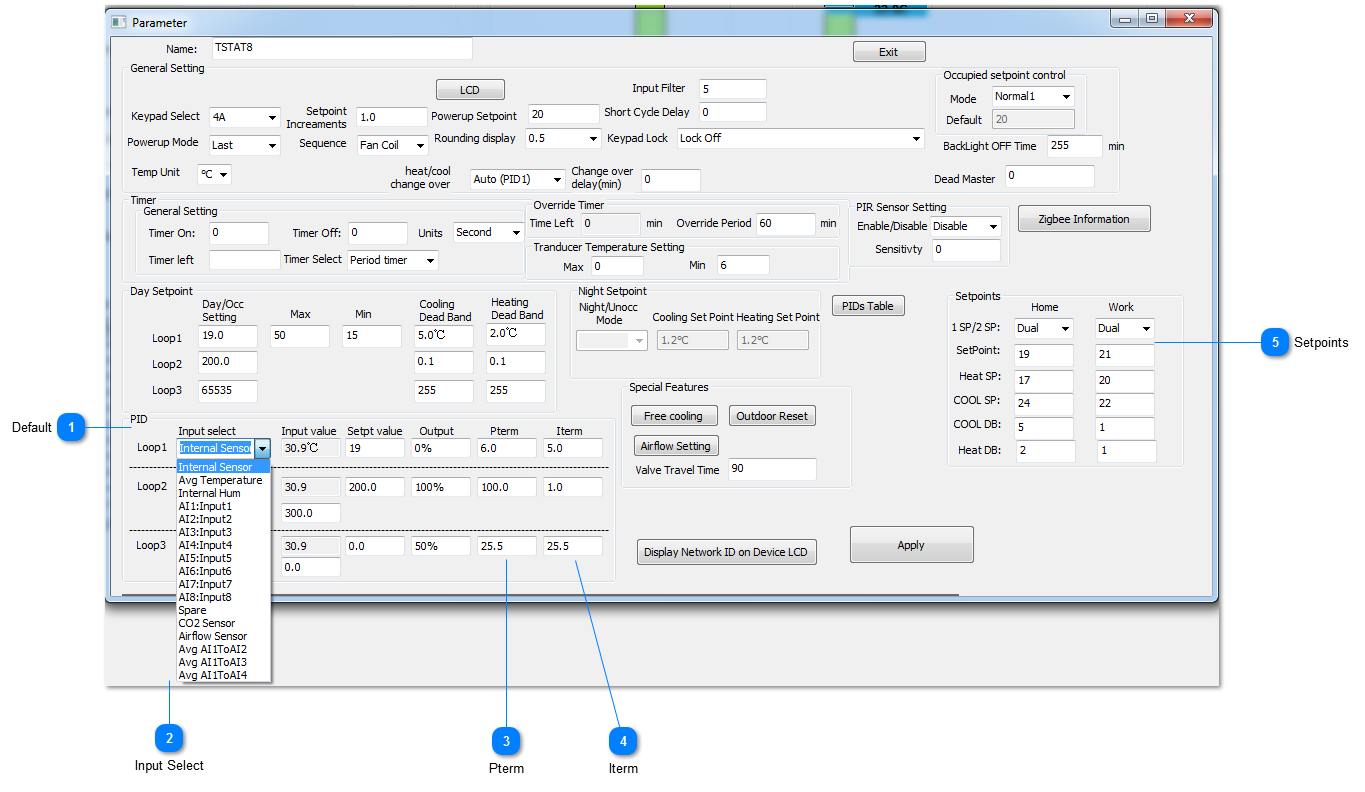 PID Loop Setting