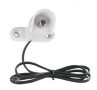 Outdoor Air Temperature Sensor with stainless steel probe and PVC radiation shield for HVAC systems