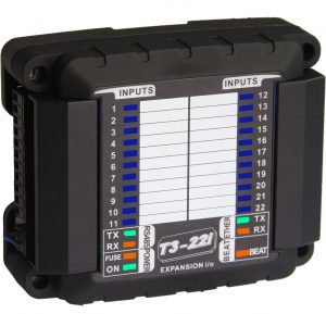 Bacnet and modbus I/O modules product image showing multi-input design and communication ports
