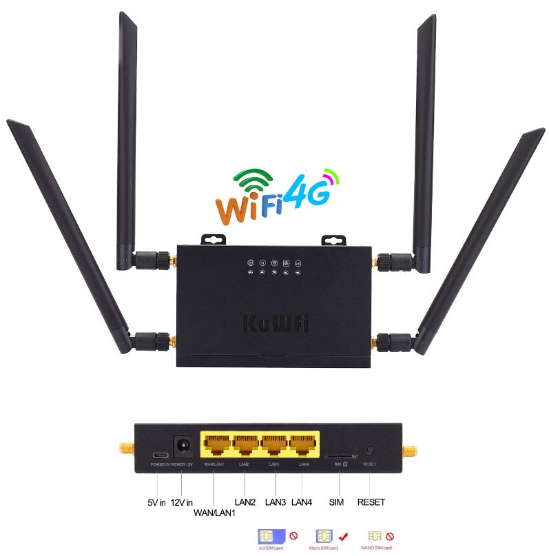 4 G LTE WiFi Wireless Router