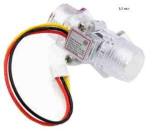The sensor outputs pulse signals